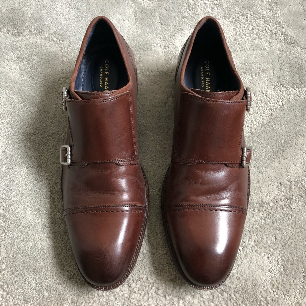 SOLDCole Haan Men’s Warner Grand Monk Dress Shoes - Picture 6 of 10